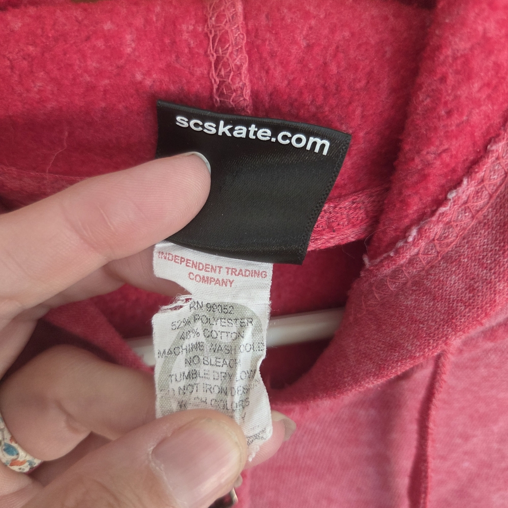 Santa Cruz Red Logo Zip-Up Hoodie - Picture 6 of 6